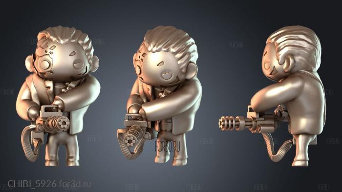 CHIBI_5926 stl model for CNC