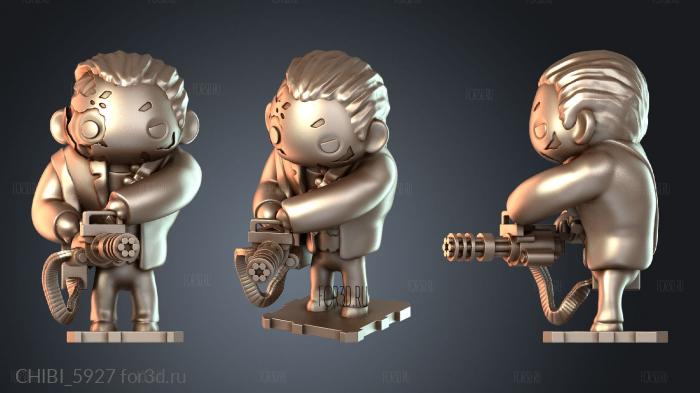 CHIBI_5927 stl model for CNC