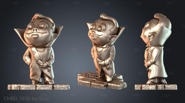 CHIBI_5930 stl model for CNC