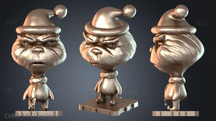 CHIBI_5947 stl model for CNC