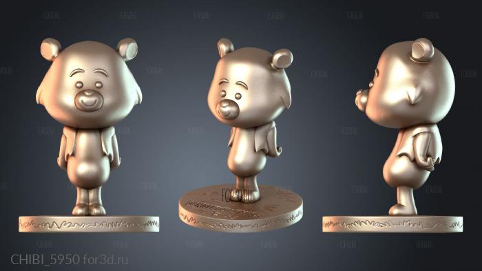 CHIBI_5950 stl model for CNC