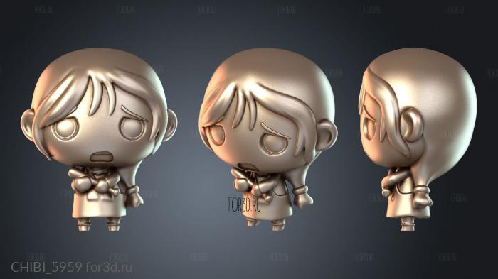 CHIBI_5959 stl model for CNC