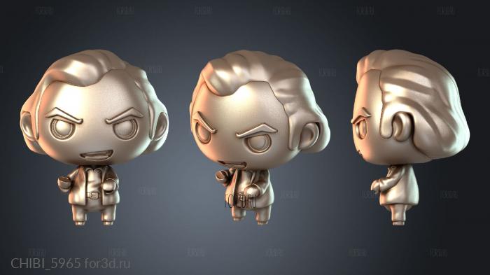 CHIBI_5965 stl model for CNC