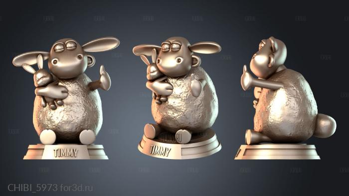 CHIBI_5973 stl model for CNC