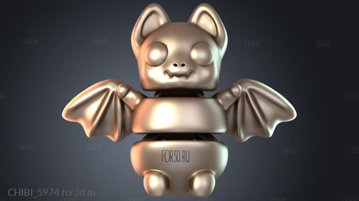 CHIBI_5974 stl model for CNC