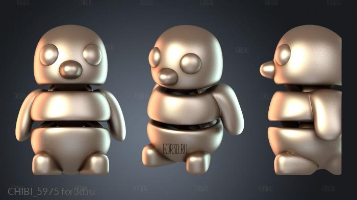 CHIBI_5975 stl model for CNC