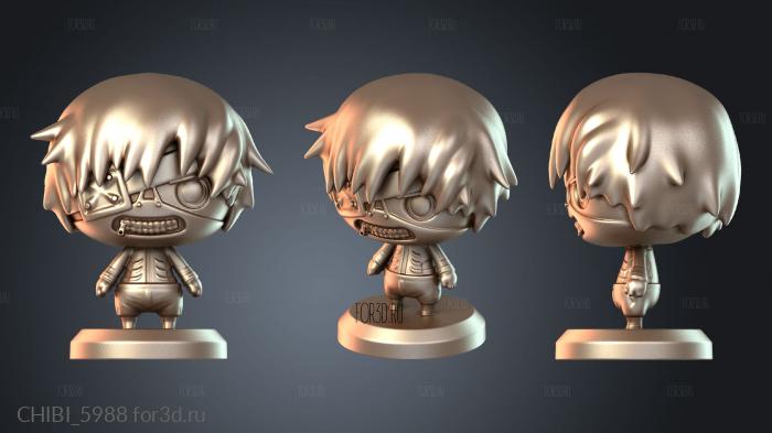 CHIBI_5988 stl model for CNC