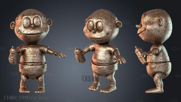CHIBI_5990 stl model for CNC