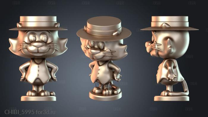 CHIBI_5995 stl model for CNC