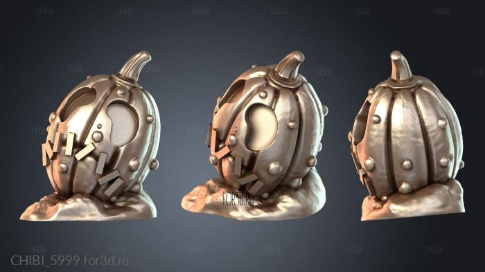 CHIBI_5999 stl model for CNC