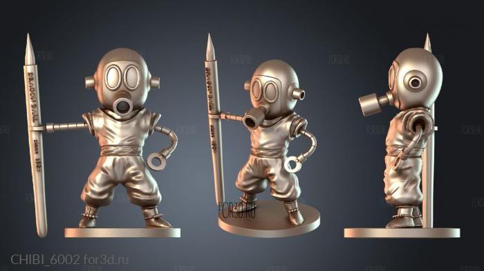 CHIBI_6002 stl model for CNC