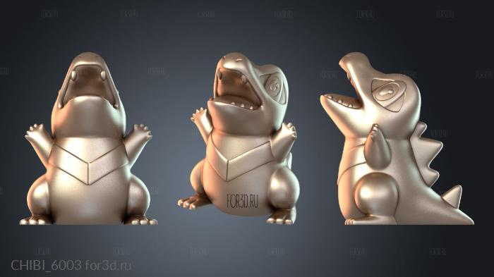 CHIBI_6003 stl model for CNC