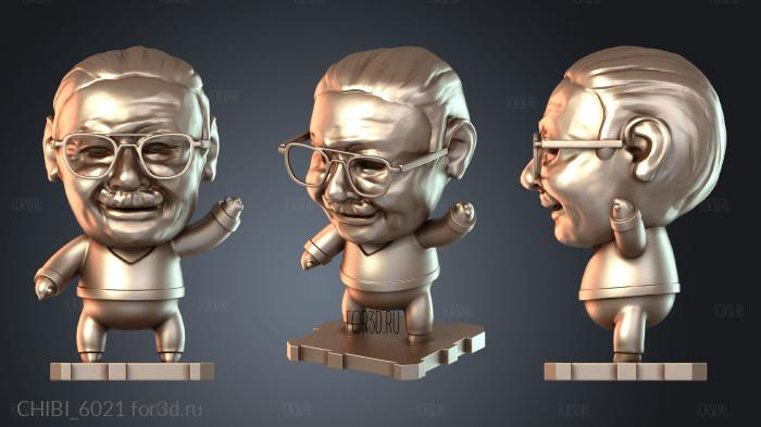 CHIBI_6021 stl model for CNC
