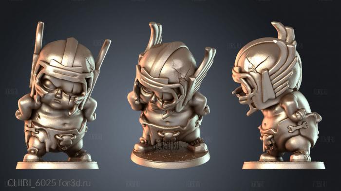 CHIBI_6025 stl model for CNC