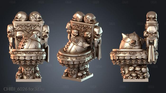 CHIBI_6026 stl model for CNC