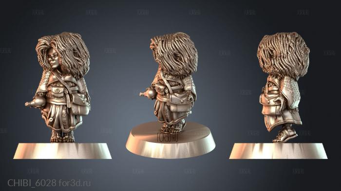CHIBI_6028 stl model for CNC