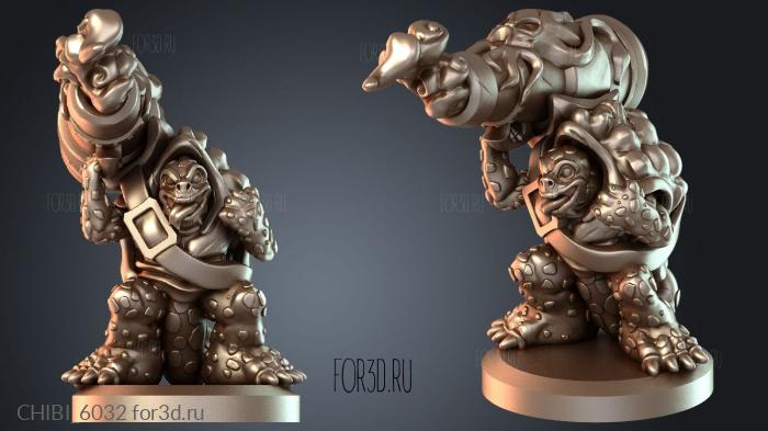 CHIBI_6032 stl model for CNC
