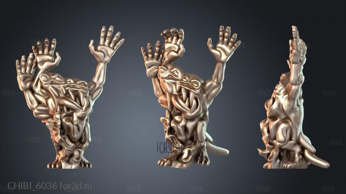 CHIBI_6036 stl model for CNC