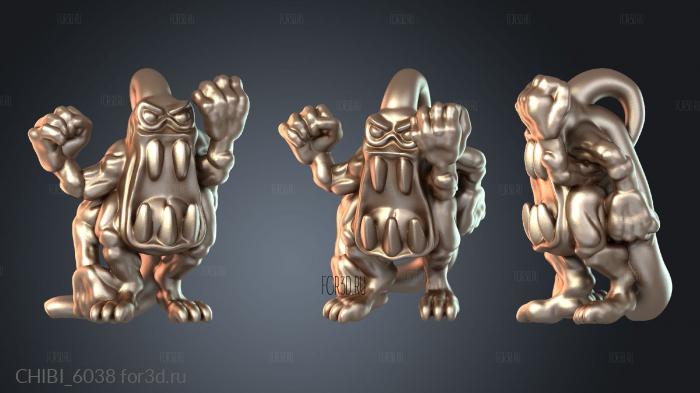 CHIBI_6038 stl model for CNC