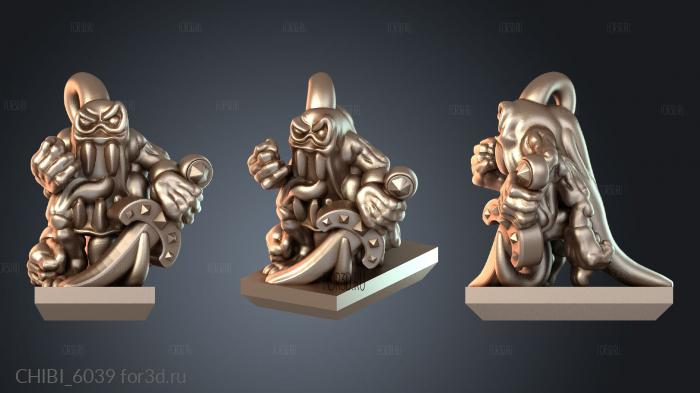 CHIBI_6039 stl model for CNC