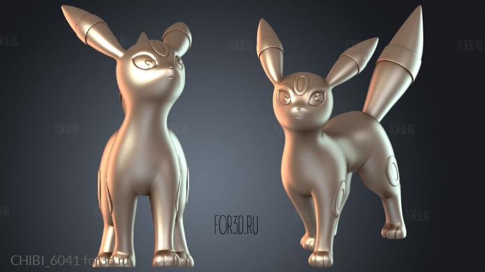 CHIBI_6041 stl model for CNC