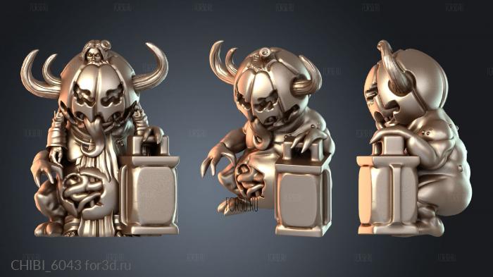 CHIBI_6043 stl model for CNC