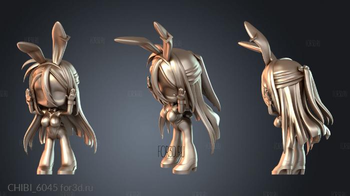 CHIBI_6045 stl model for CNC