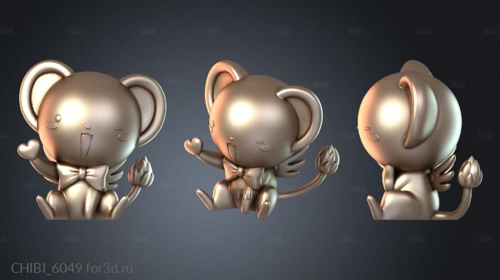 CHIBI_6049 stl model for CNC