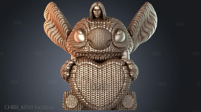 CHIBI_6050 stl model for CNC