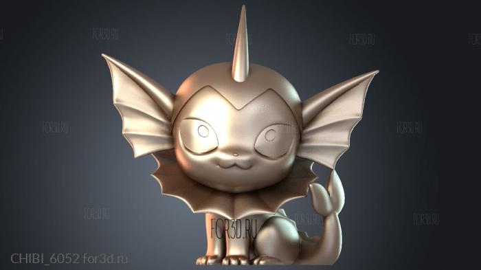 CHIBI_6052 stl model for CNC