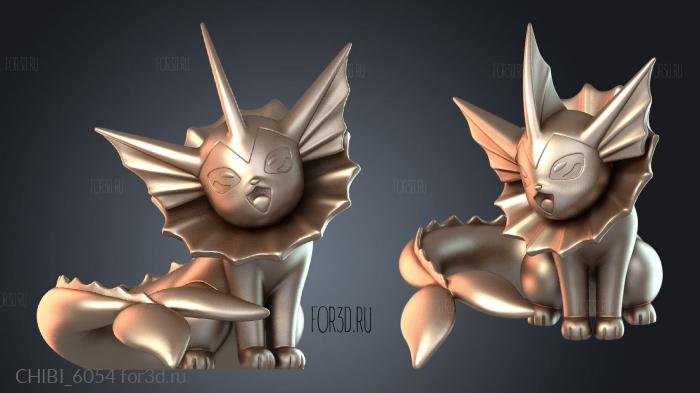 CHIBI_6054 stl model for CNC