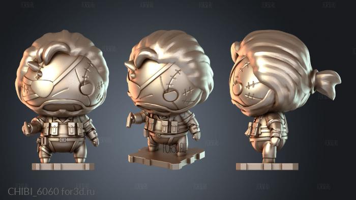 CHIBI_6060 stl model for CNC