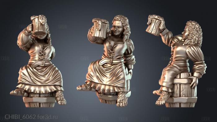 CHIBI_6062 stl model for CNC