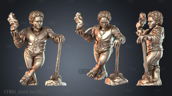 CHIBI_6066 stl model for CNC