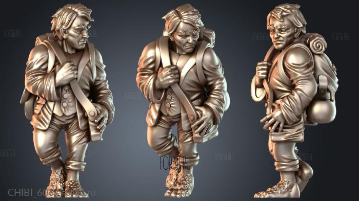 CHIBI_6067 stl model for CNC