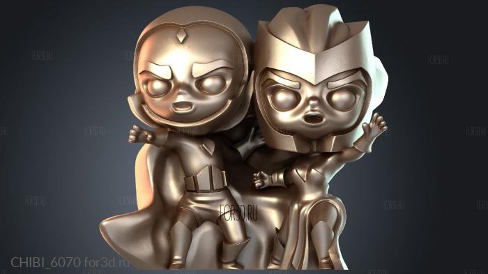 CHIBI_6070 stl model for CNC