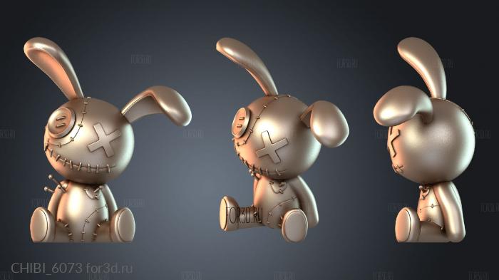 CHIBI_6073 stl model for CNC