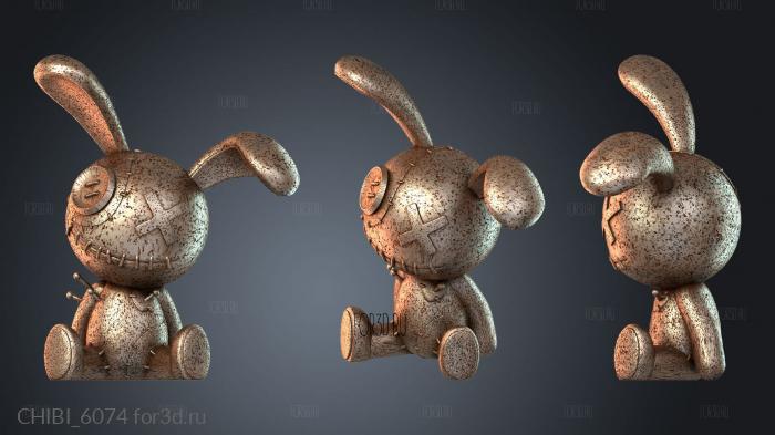 CHIBI_6074 stl model for CNC
