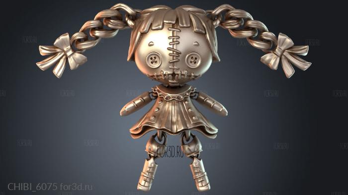 CHIBI_6075 stl model for CNC