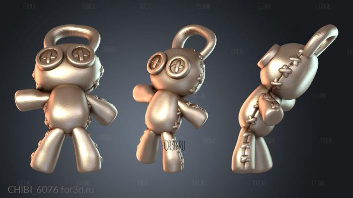 CHIBI_6076 stl model for CNC