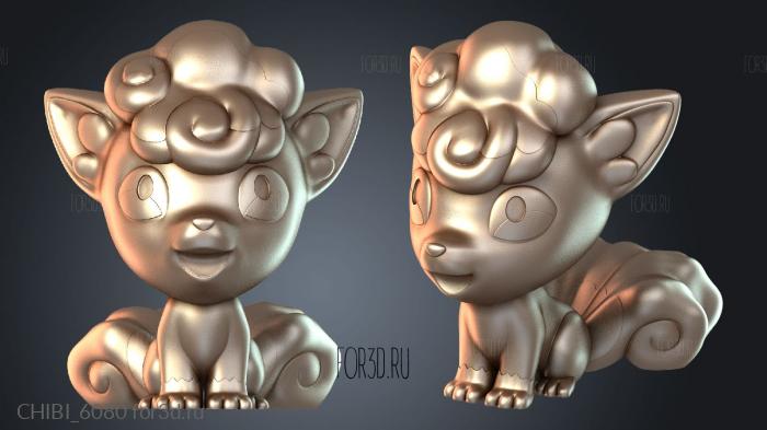 CHIBI_6080 stl model for CNC