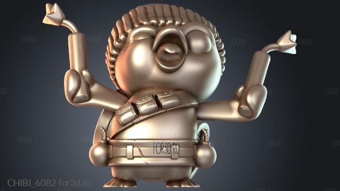 CHIBI_6082 stl model for CNC