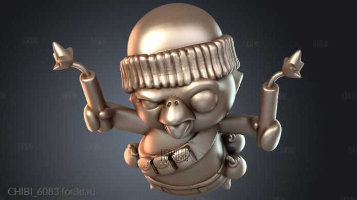 CHIBI_6083 stl model for CNC