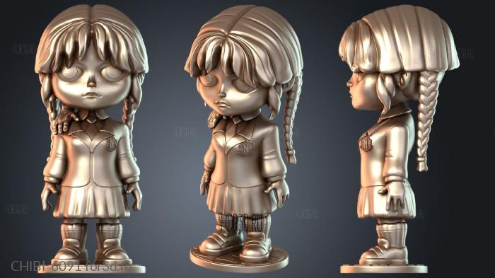 CHIBI_6091 stl model for CNC