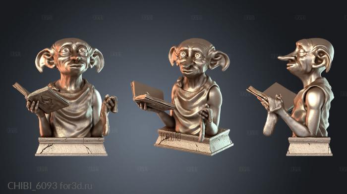 CHIBI_6093 stl model for CNC