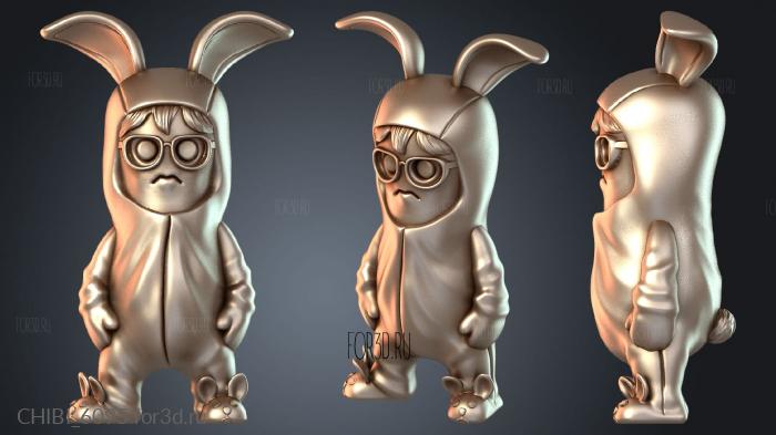 CHIBI_6095 stl model for CNC