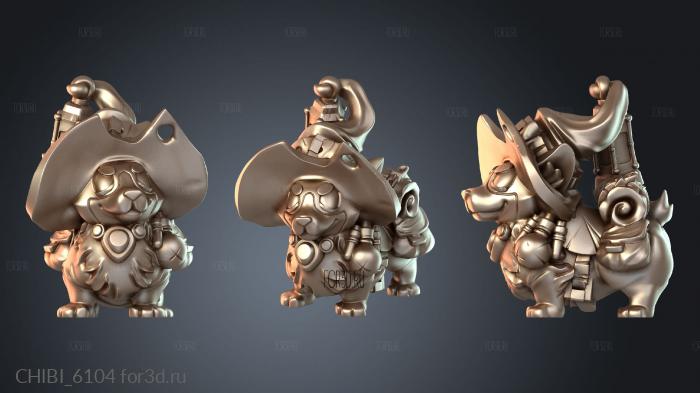 CHIBI_6104 stl model for CNC