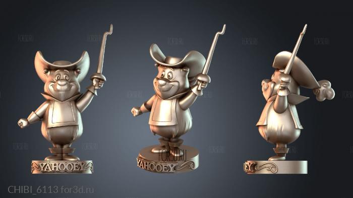 CHIBI_6113 stl model for CNC