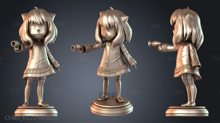 CHIBI_6121 stl model for CNC