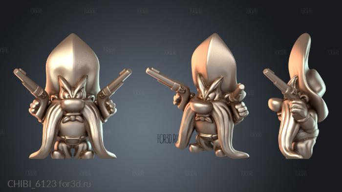 CHIBI_6123 stl model for CNC